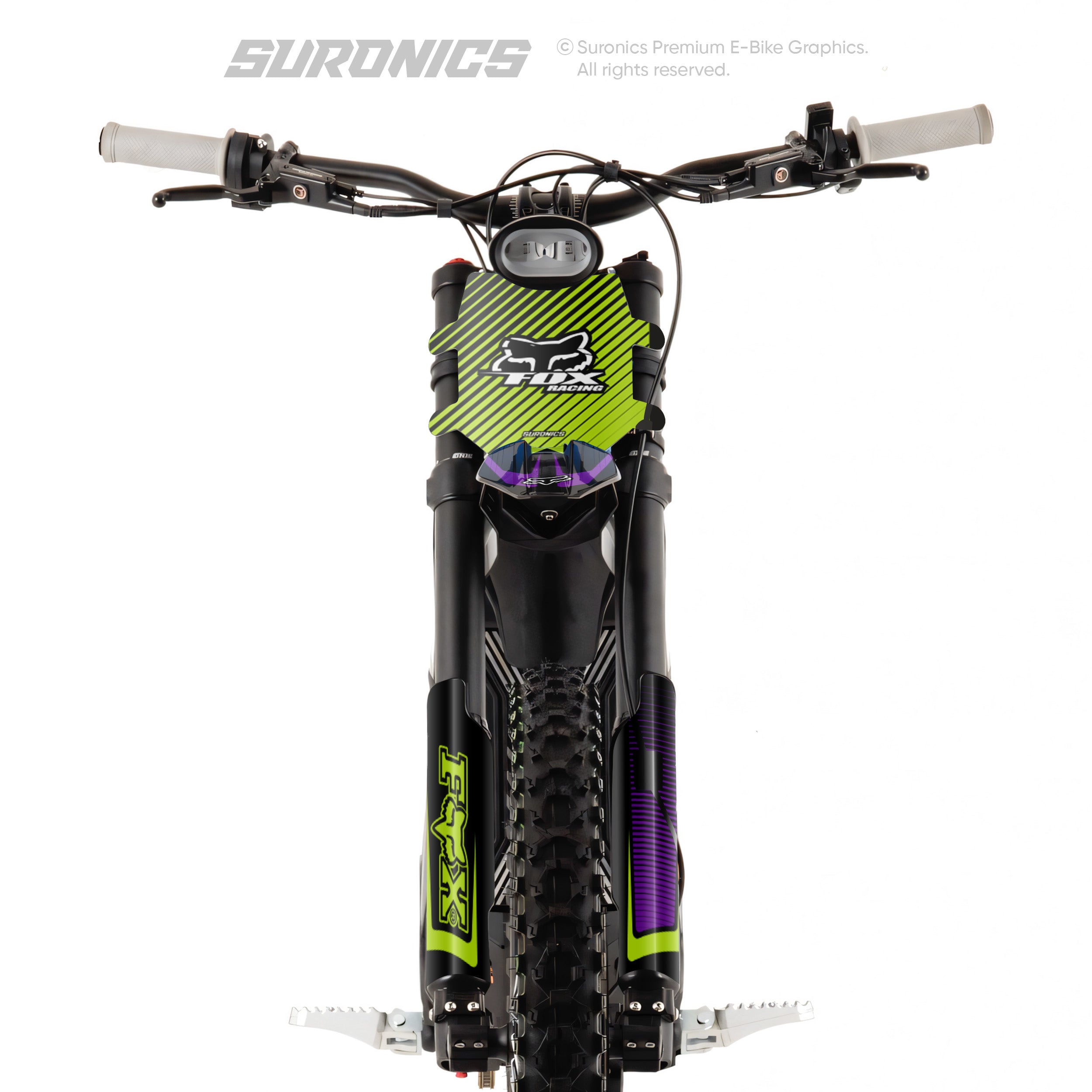 FOX RACER BLACK GREEN Talaria Sting MX3 MX4 Graphics kit