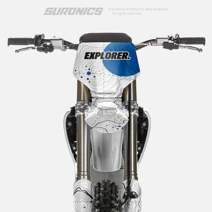 EXPLORER WHITE BLUE Stark Varg Graphics kit