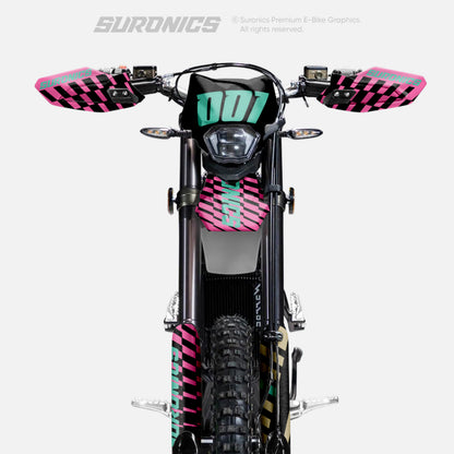 FUTURACE PINK MINT Surron Ultra Bee Graphics kit