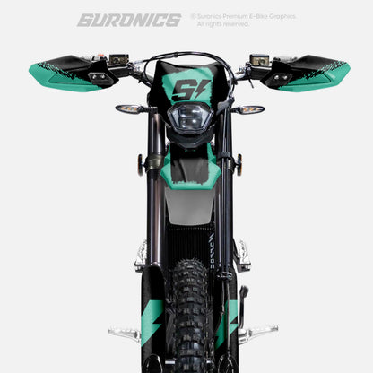 HALF MINT BLACK Surron Ultra Bee Graphics kit
