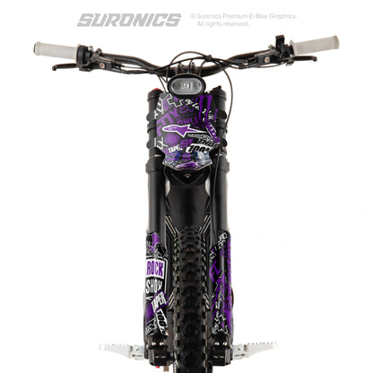 STICKY BLACK PURPLE Talaria Sting MX3 MX4 Graphics kit