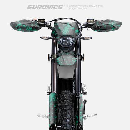 SPLATTER GREY MINT Surron Ultra Bee Graphics kit