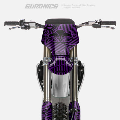 RACE ART BLACK PURPLE Stark Varg Graphics kit