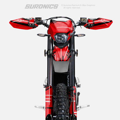 MARKER RED Surron Ultra Bee Graphics kit