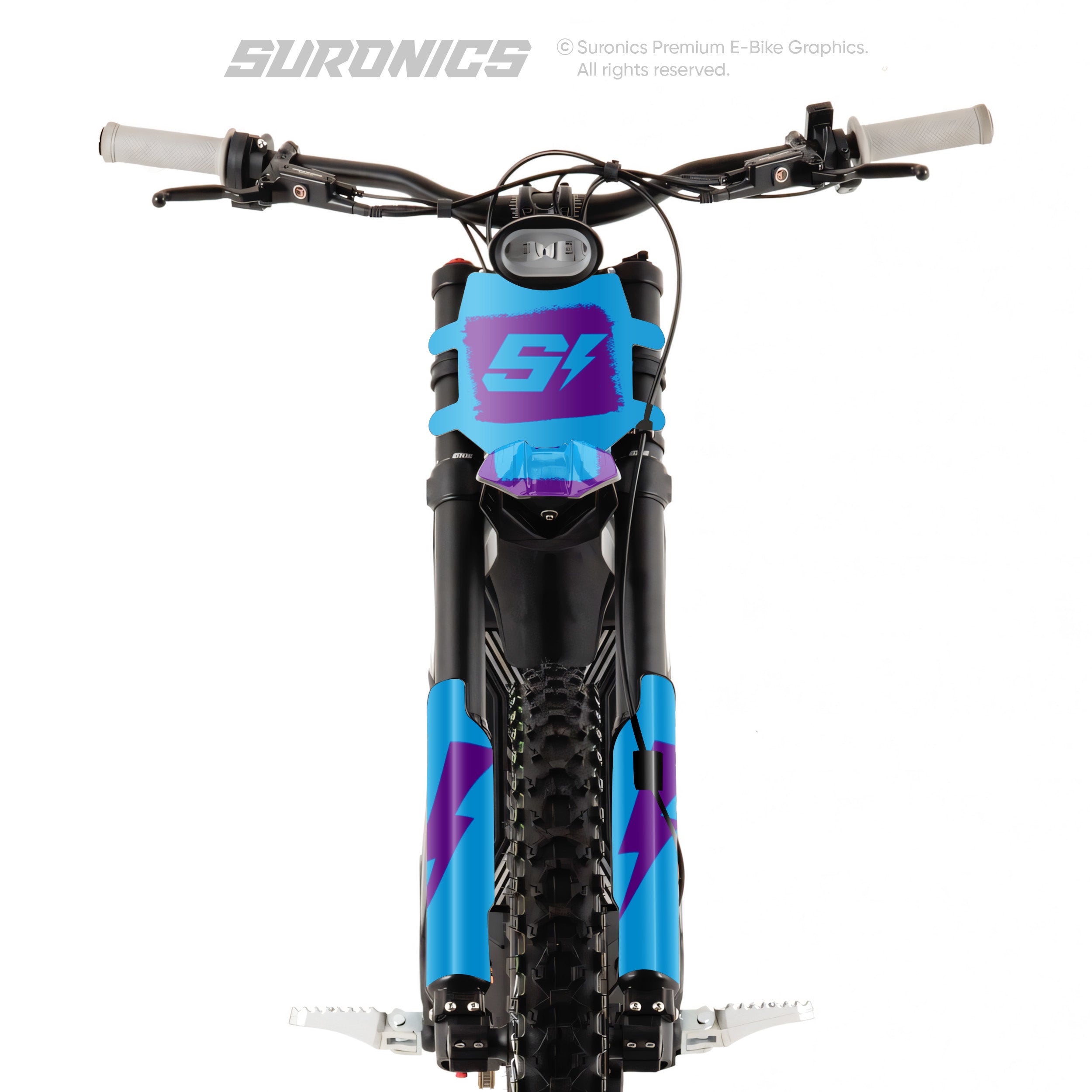 HALF PURPLE CYAN Talaria Sting MX3 MX4 Graphics kit