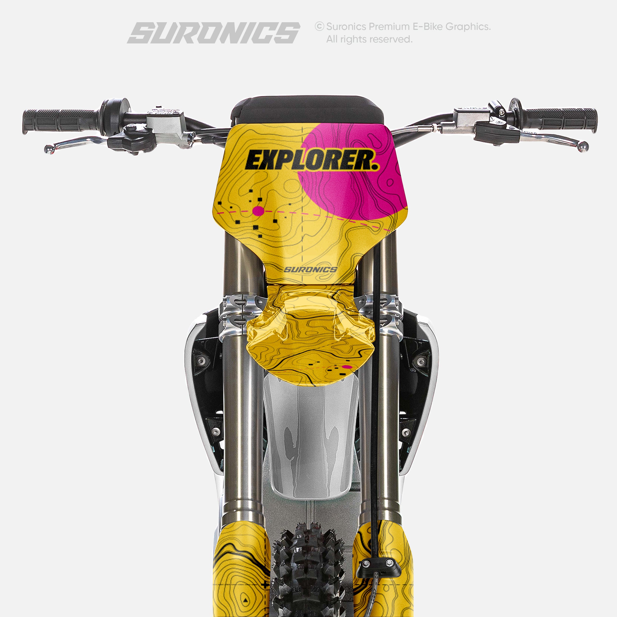 EXPLORER YELLOW MAGENTA Stark Varg Graphics kit