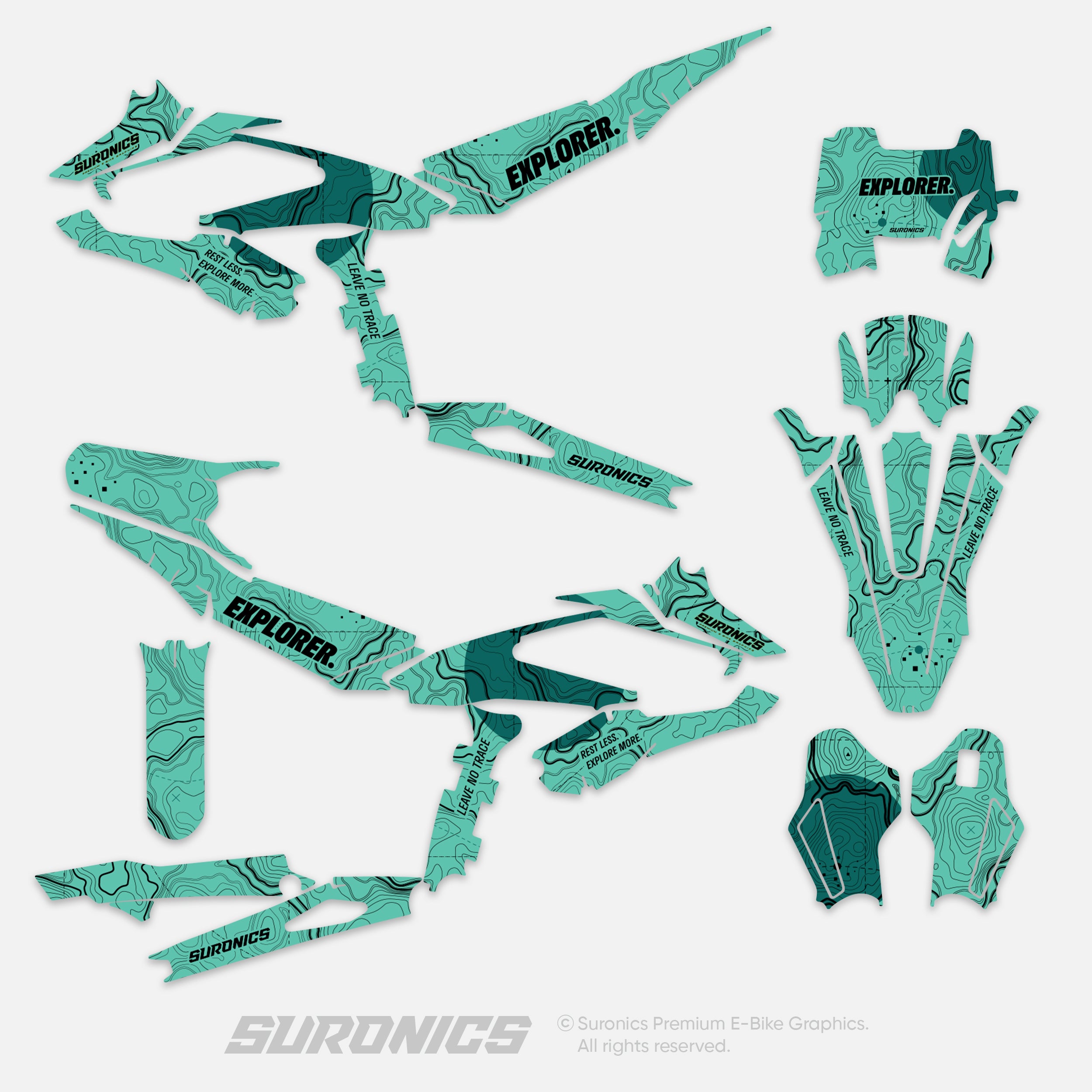 EXPLORER MINT AVENTUR Surron Hyper Bee Graphics kit