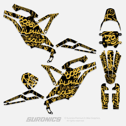 CUSTOM: READY2RIDE GOLD 79 Bike Falcon PRO Graphics kit
