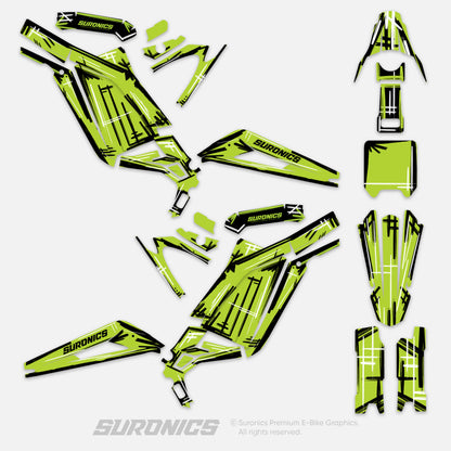 MARKER GREEN Surron Light Bee Graphics kit