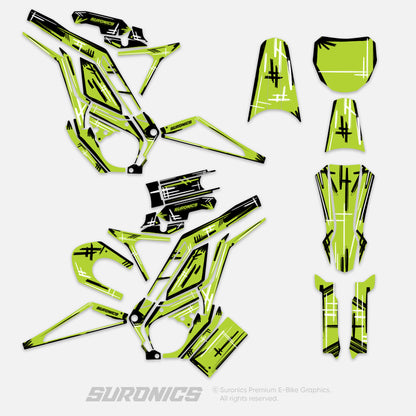 MARKER GREEN Eride Pro SS SR Graphics kit