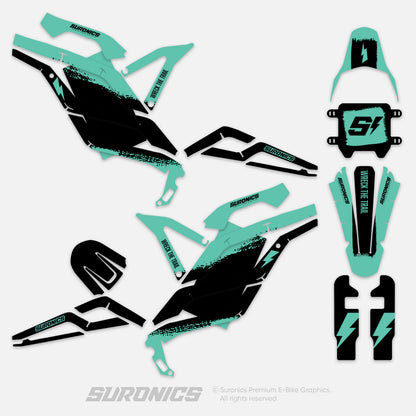 HALF MINT BLACK 79Bike Falcon PRO / GT / M Graphics kit