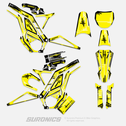 MARKER YELLOW Eride Pro SS SR Graphics kit