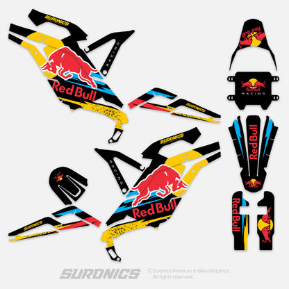 ORIGINAL BULL BLACK 79Bike Falcon PRO / GT / M Graphics kit