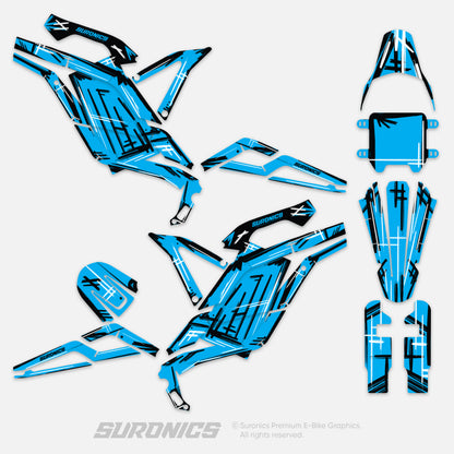MARKER CYAN 79Bike Falcon PRO / GT / M Graphics kit