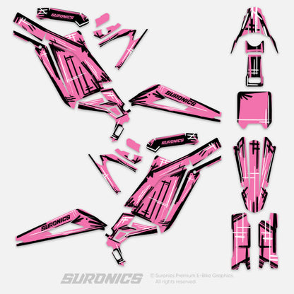 MARKER PINK Surron Light Bee Graphics kit
