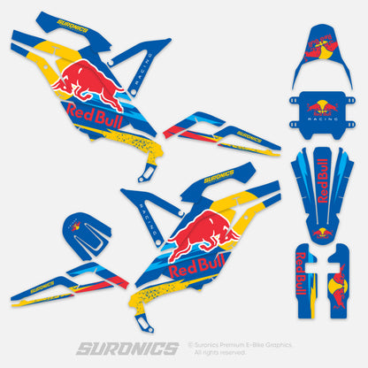 ORIGINAL BULL BLUE 79Bike Falcon PRO / GT / M Graphics kit