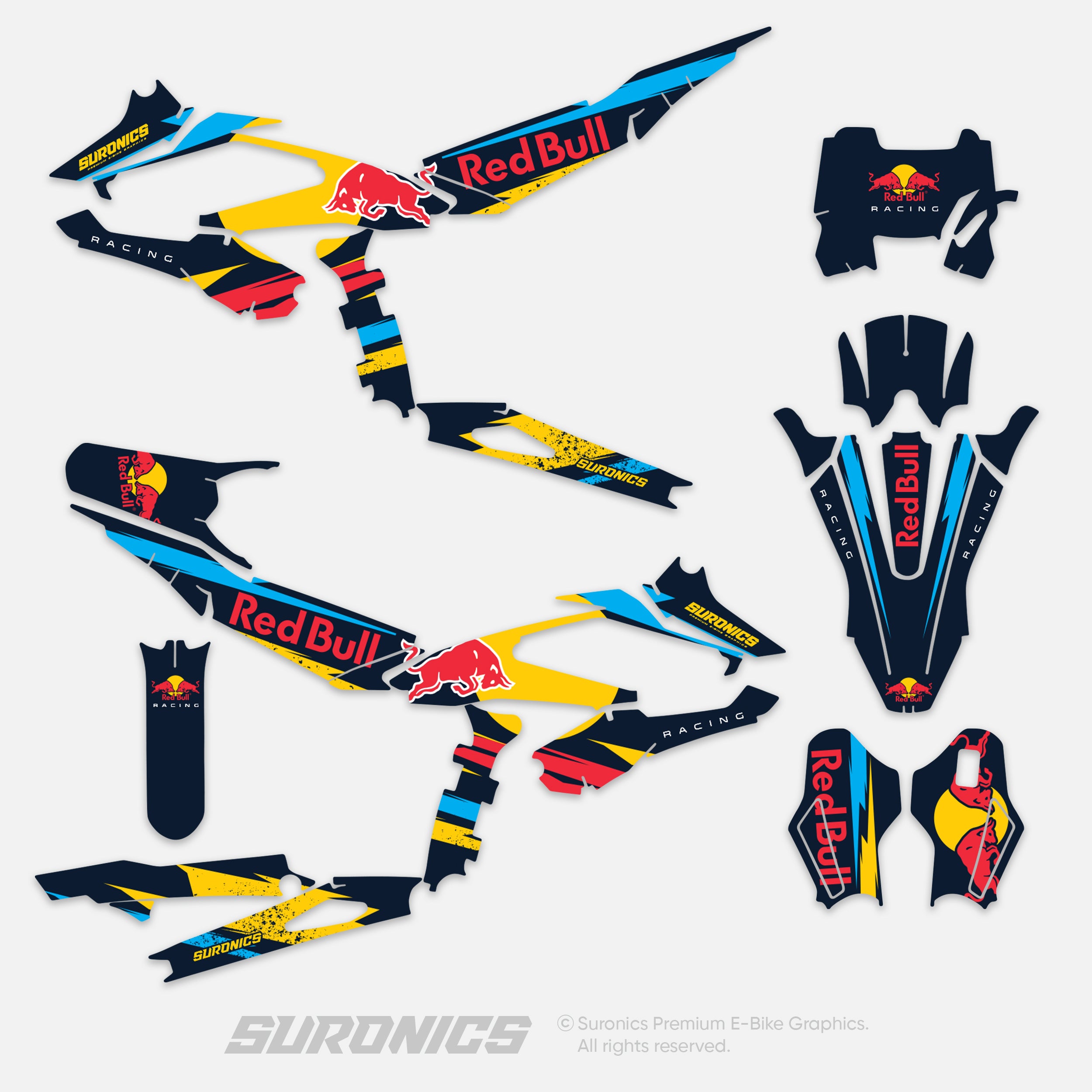 ORIGINAL BULL NAVY Surron Hyper Bee Graphics kit