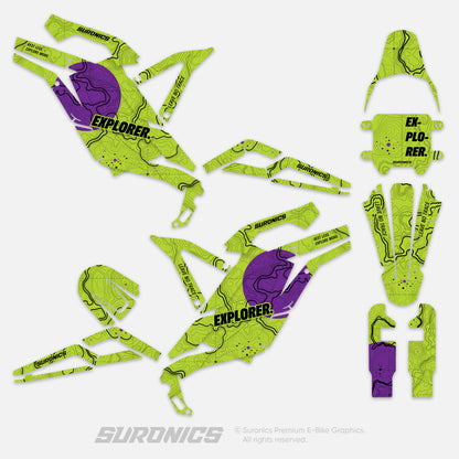 EXPLORER GREEN PURPLE Ventus One Graphics kit
