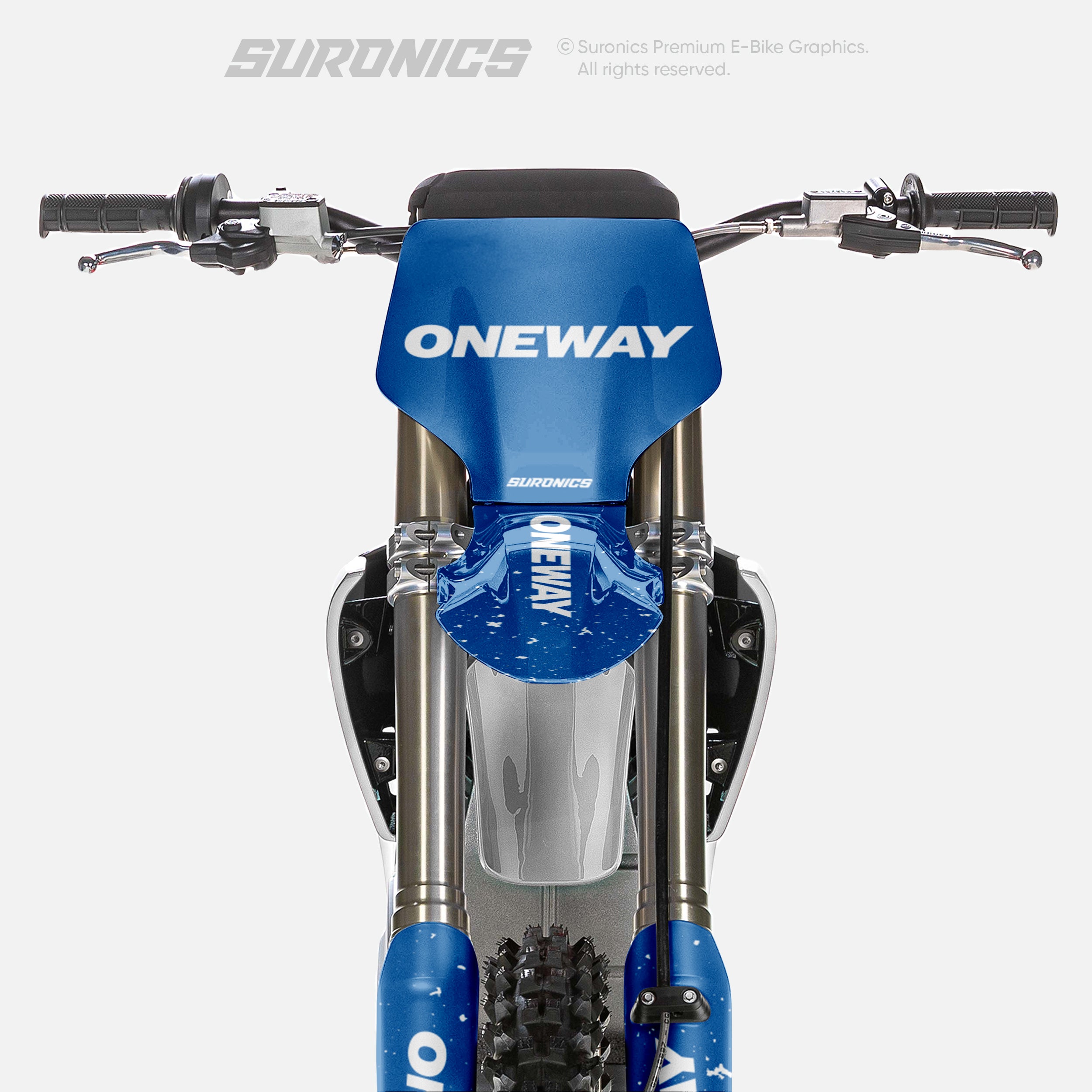 ONEWAY BLUE WHITE Stark Varg Graphics kit