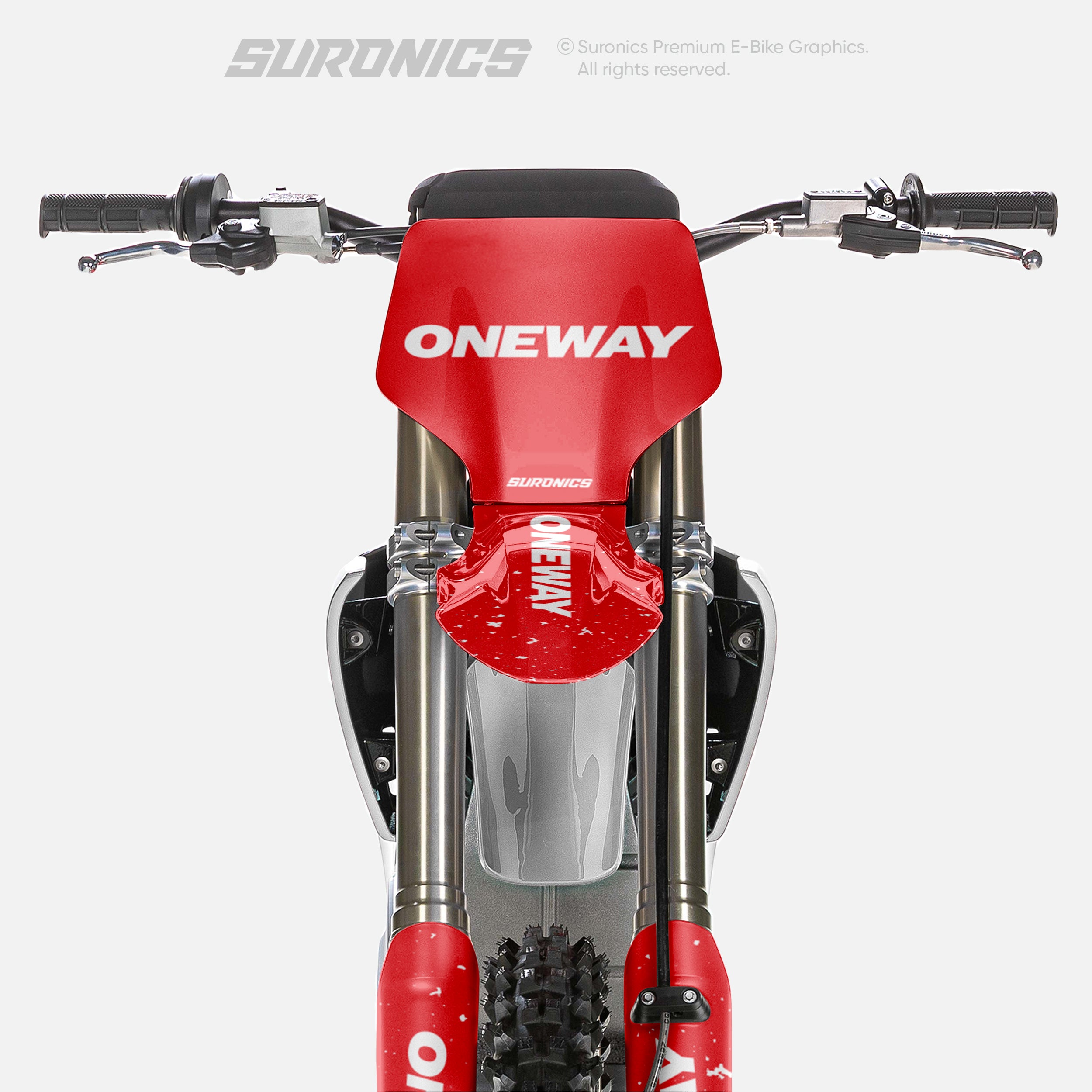 ONEWAY RED WHITE Stark Varg Graphics kit