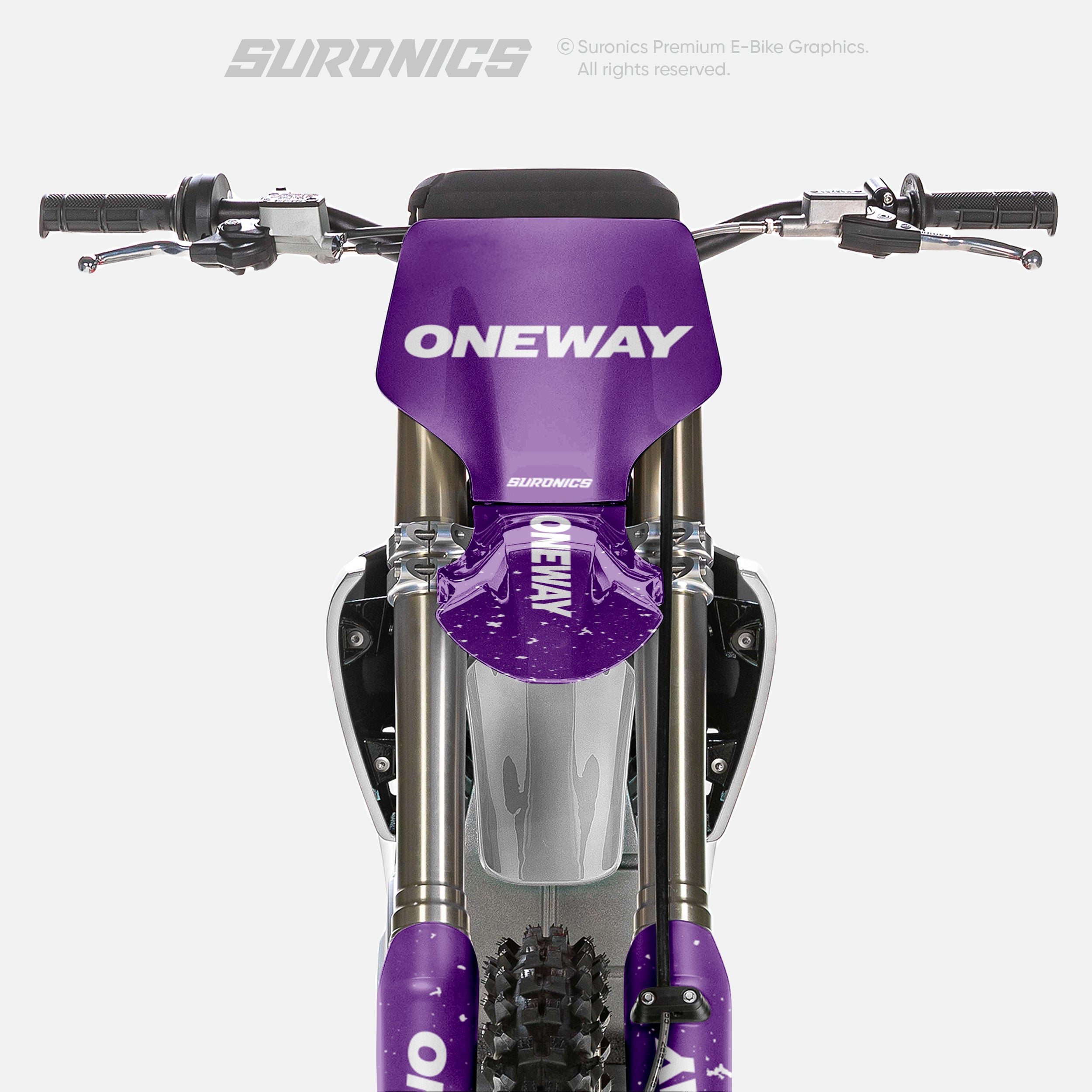 ONEWAY PURPLE WHITE Stark Varg Graphics kit