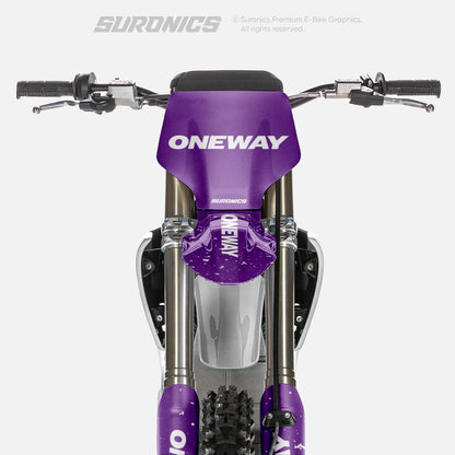 ONEWAY PURPLE WHITE Stark Varg Graphics kit