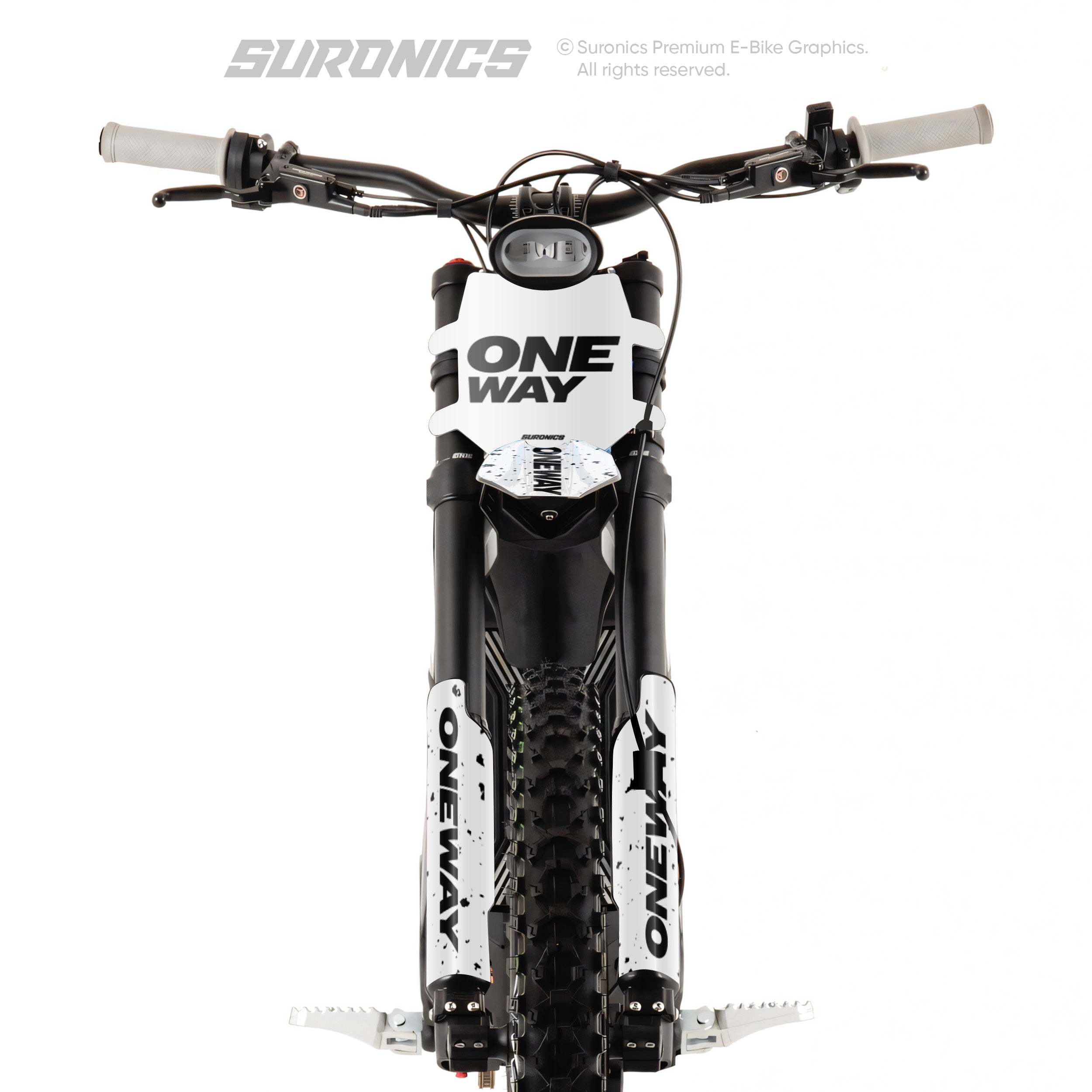 ONEWAY WHITE BLACK Talaria Sting MX3 MX4 Graphics kit