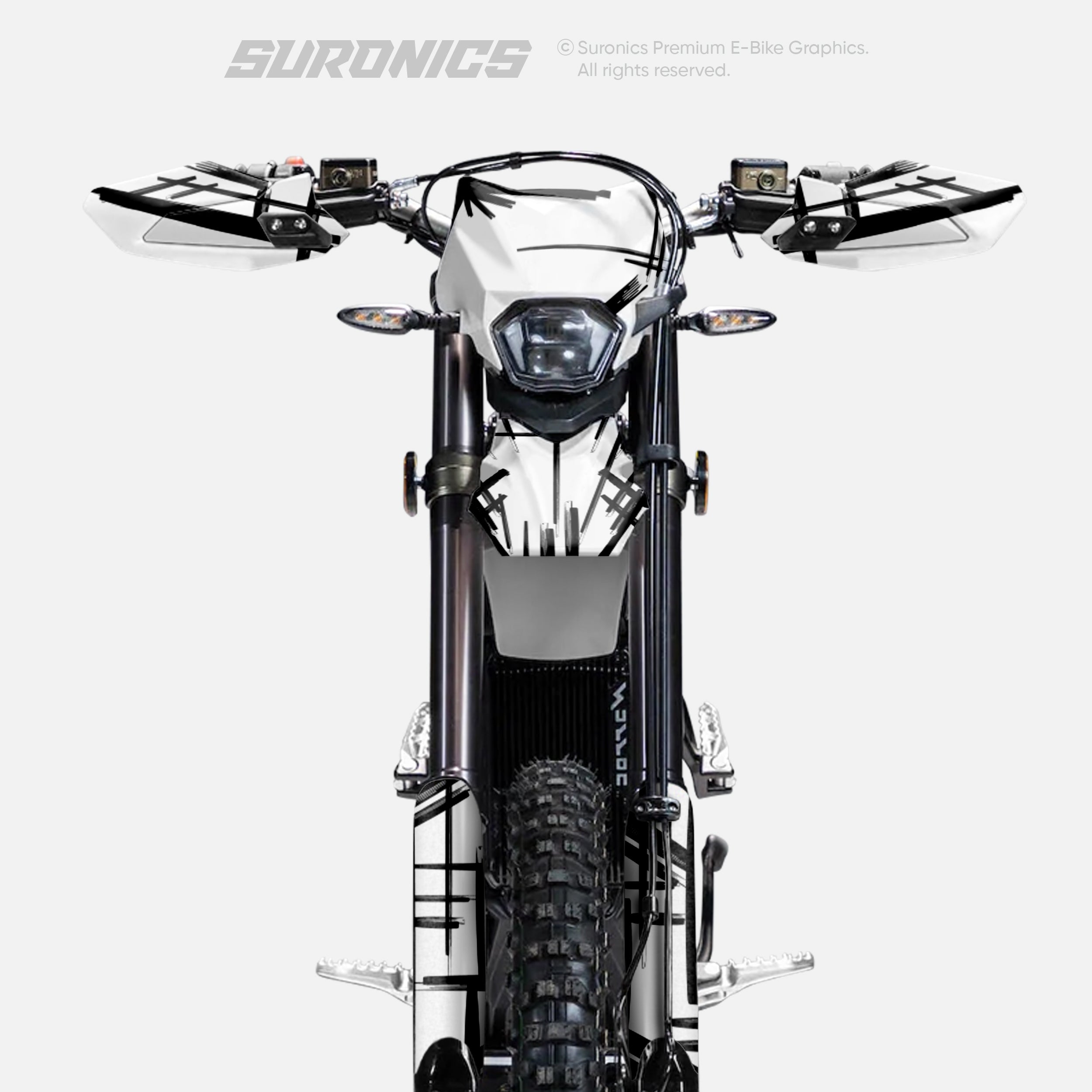 MARKER WHITE Surron Ultra Bee Graphics kit