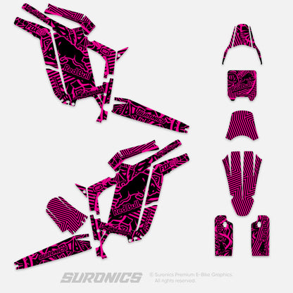 RACE ART BLACK MAGENTA Rerode R1 Graphics kit