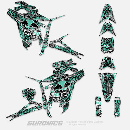 STICKY BLACK MINT Talaria Sting MX5 PRO Graphics kit