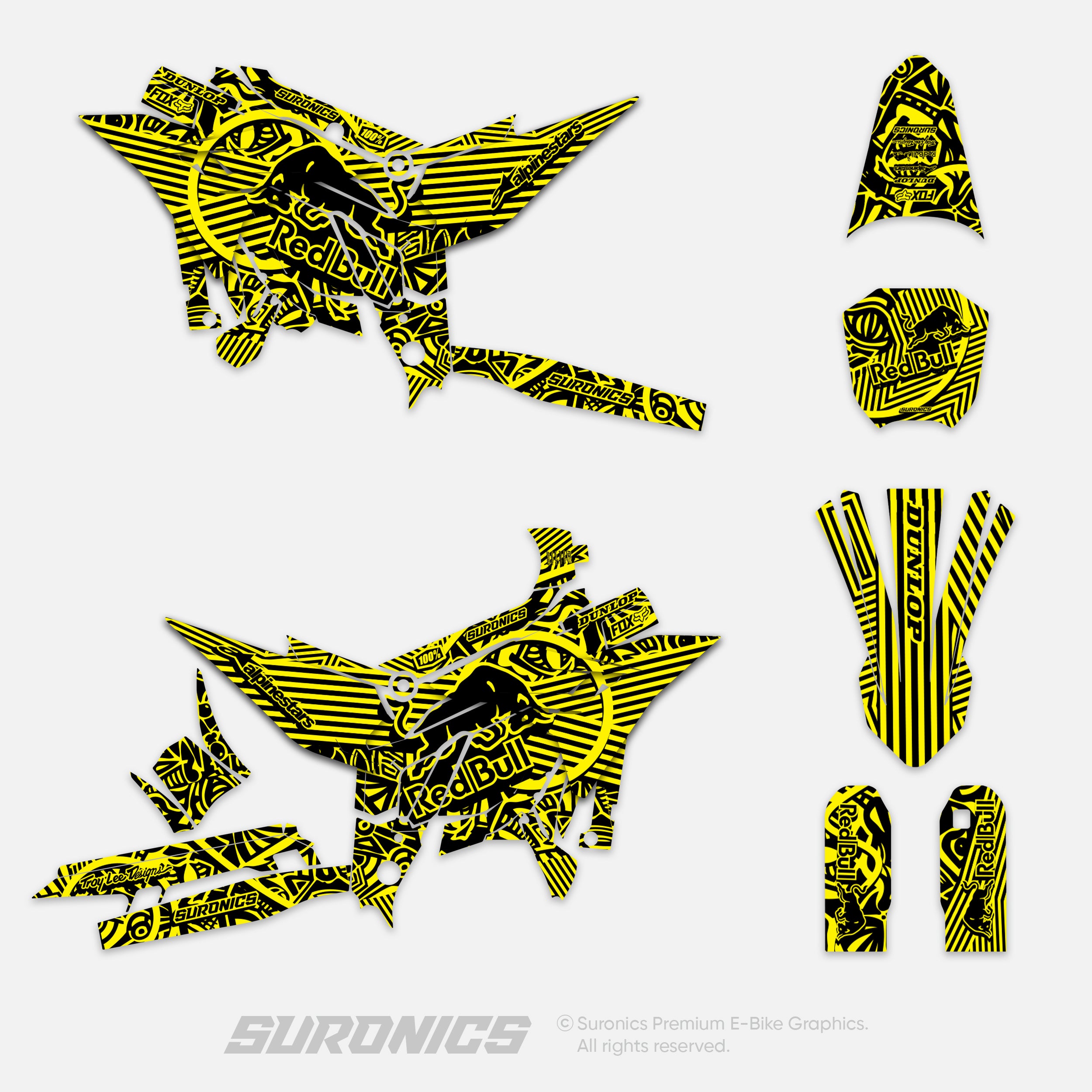 RACE ART BLACK YELLOW Altis Sigma Graphics kit