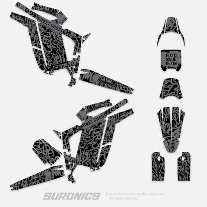 STREET GHOST BLACK GREY Rerode R1 Graphics kit