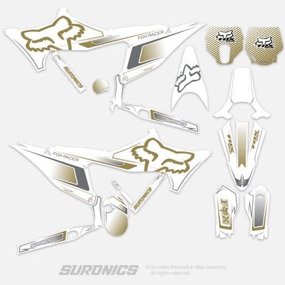FOX RACER WHITE SANDER Stark Varg Graphics kit