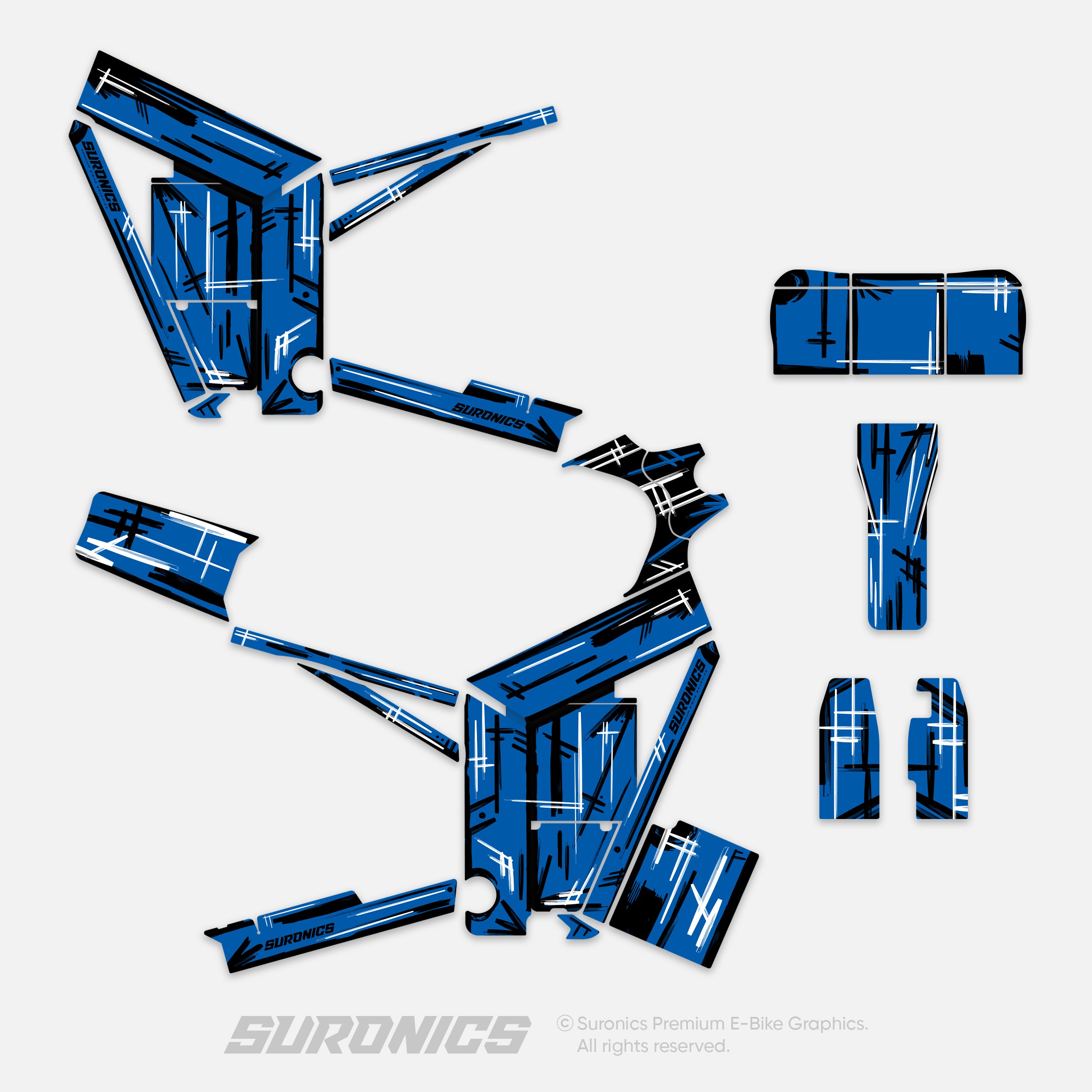 MARKER BLUE Tuttio Soleil 01 Graphics kit