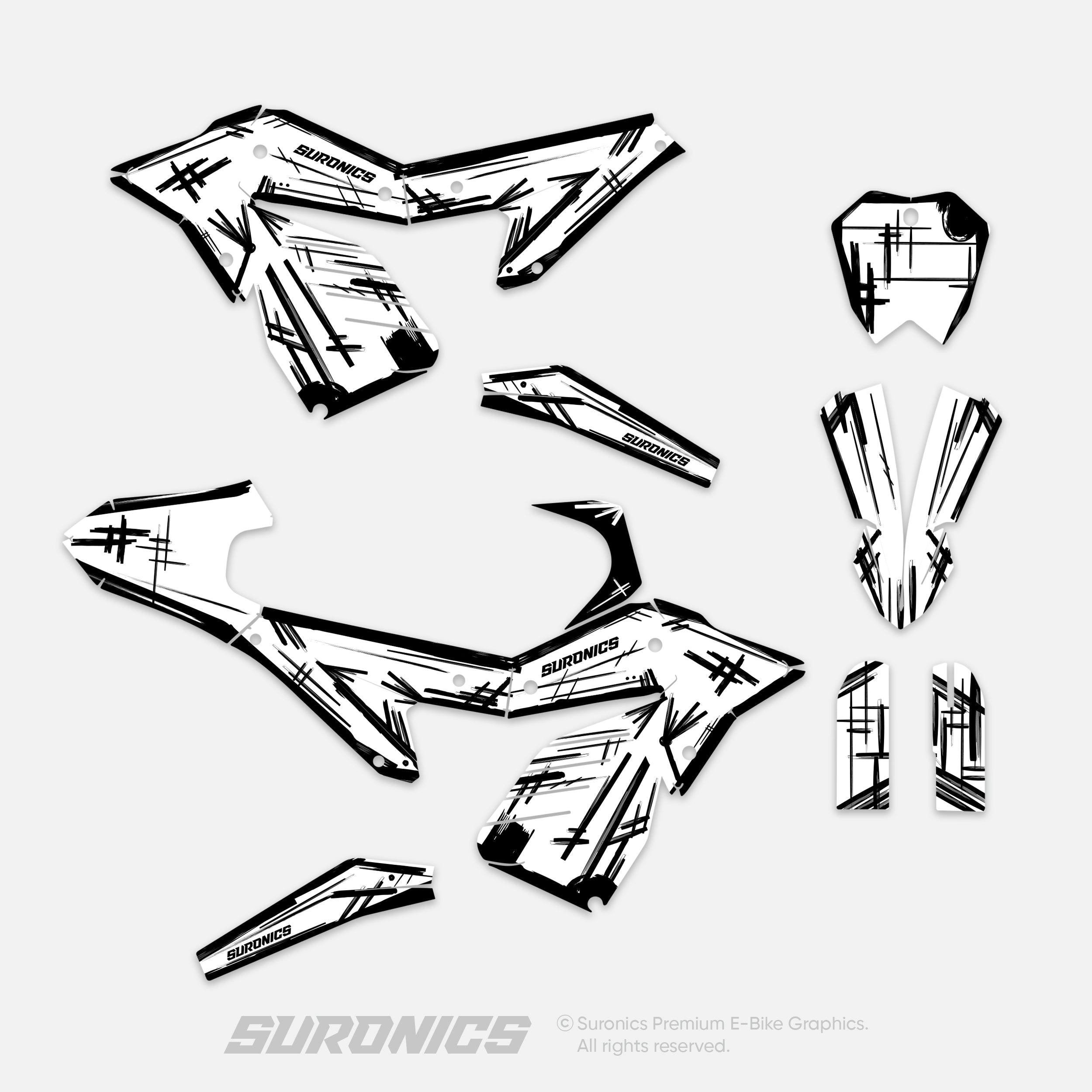 MARKER WHITE ETM RTR Graphics kit