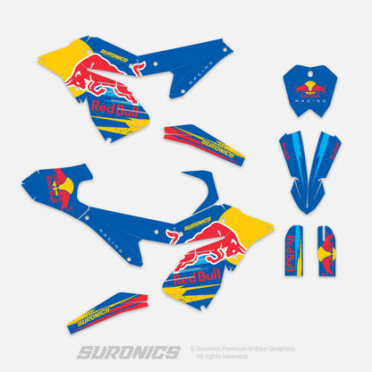 ORIGINAL BULL BLUE ETM RTR Graphics kit