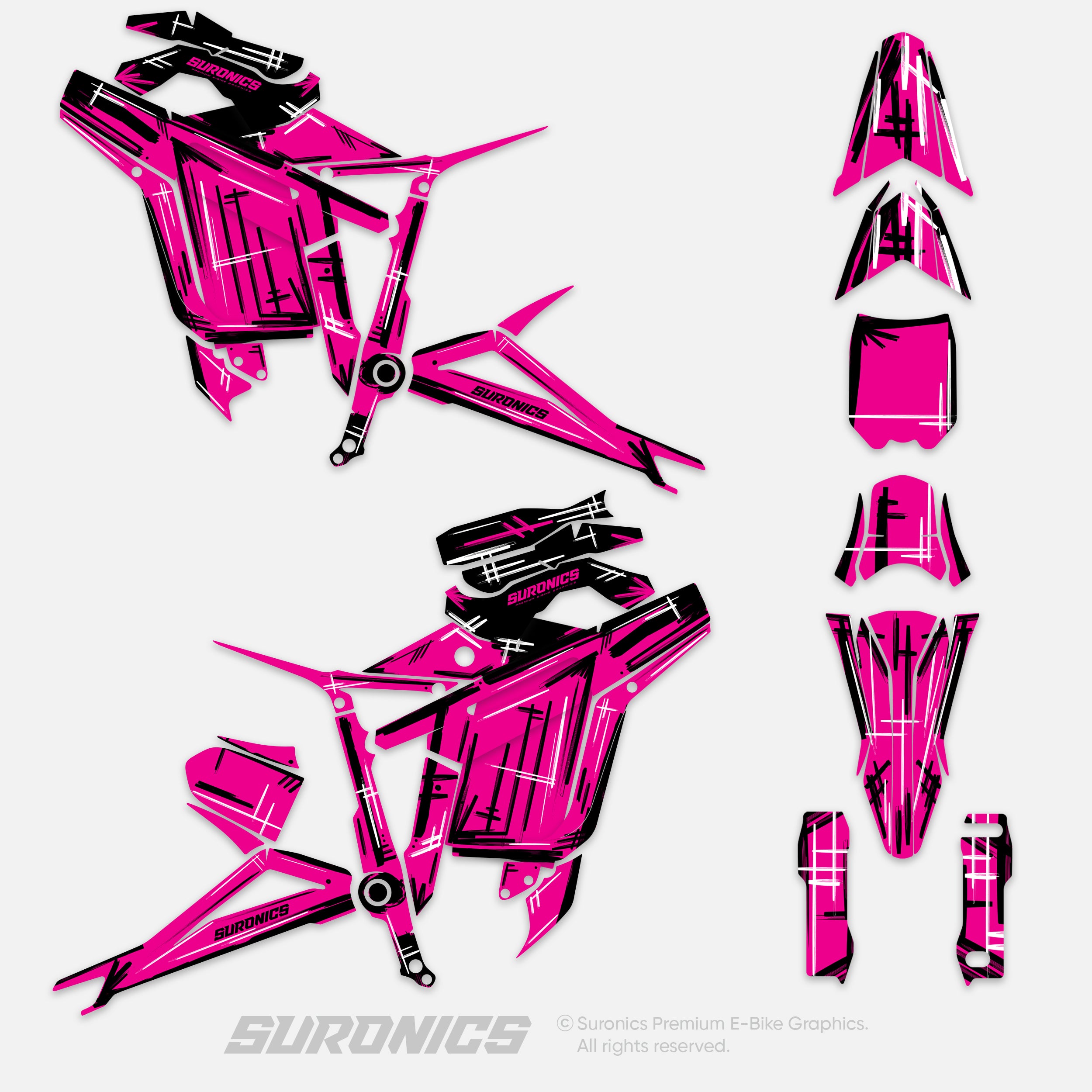 MARKER MAGENTA Talaria Sting MX5 PRO Graphics kit