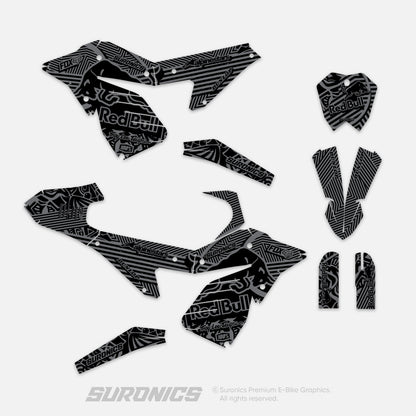 RACE ART BLACK GREY ETM RTR Graphics kit