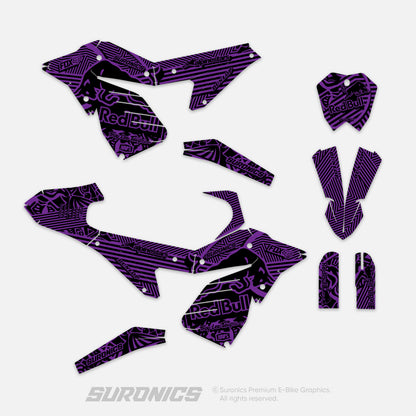 RACE ART BLACK PURPLE ETM RTR Graphics kit