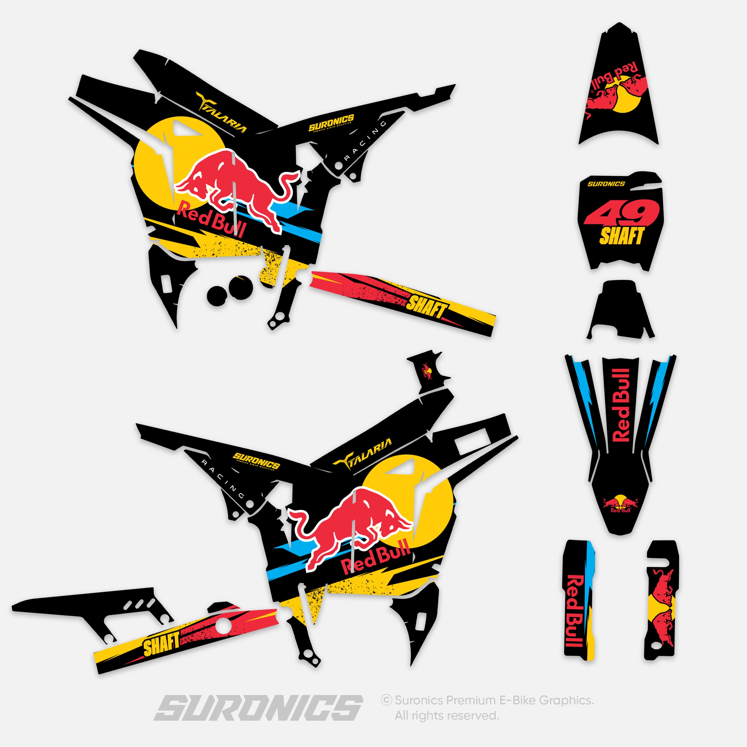 CUSTOM: ORIGINAL BULL Talaria Komodo Graphics kit