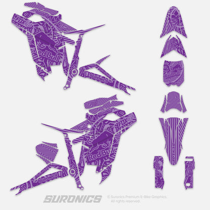 RACE ART DUO PURPLE Talaria Sting MX5 PRO Graphics kit
