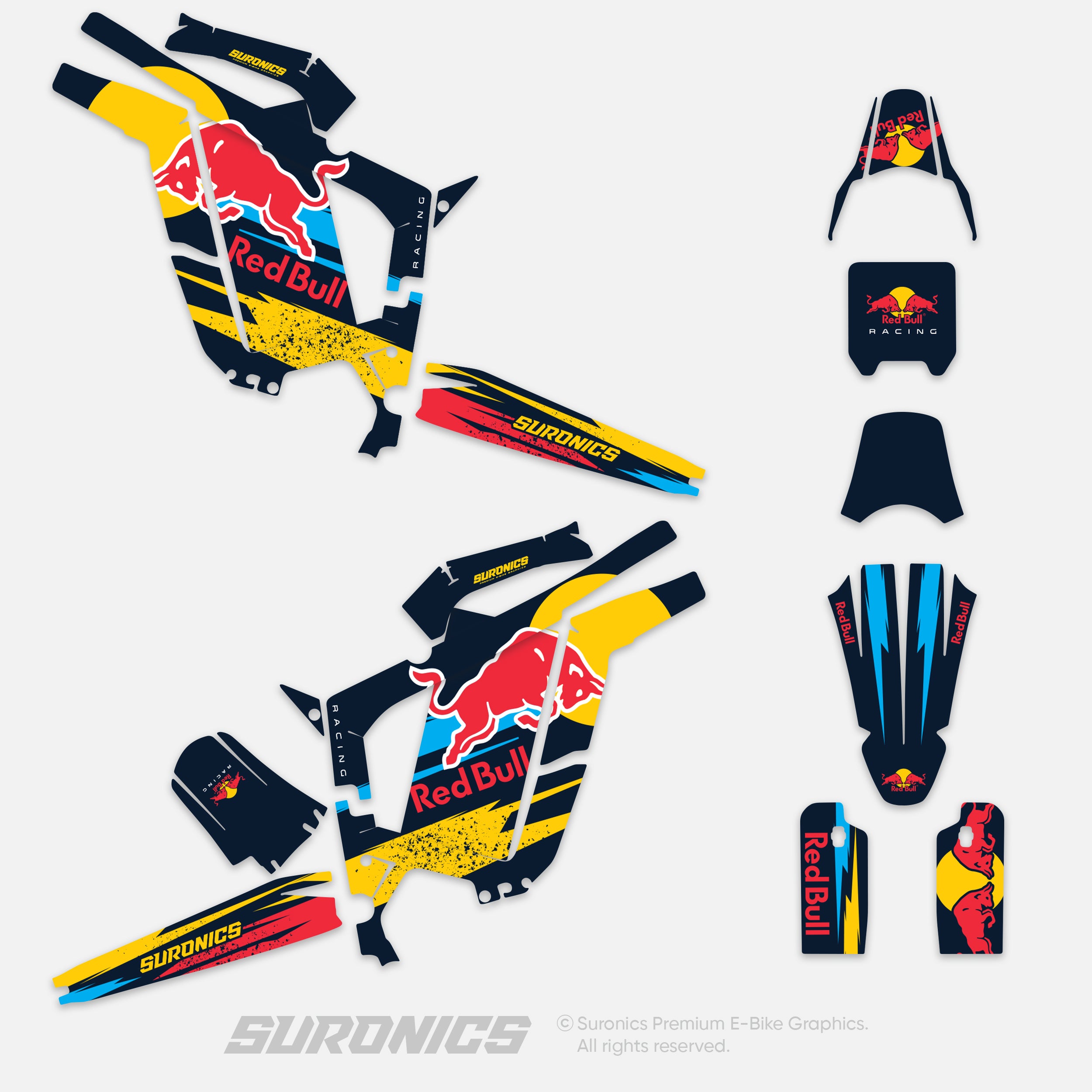 ORIGINAL BULL NAVY Rerode R1 Graphics kit