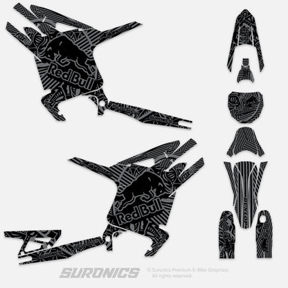 RACE ART BLACK GREY Arctic Leopard XE Graphics kit