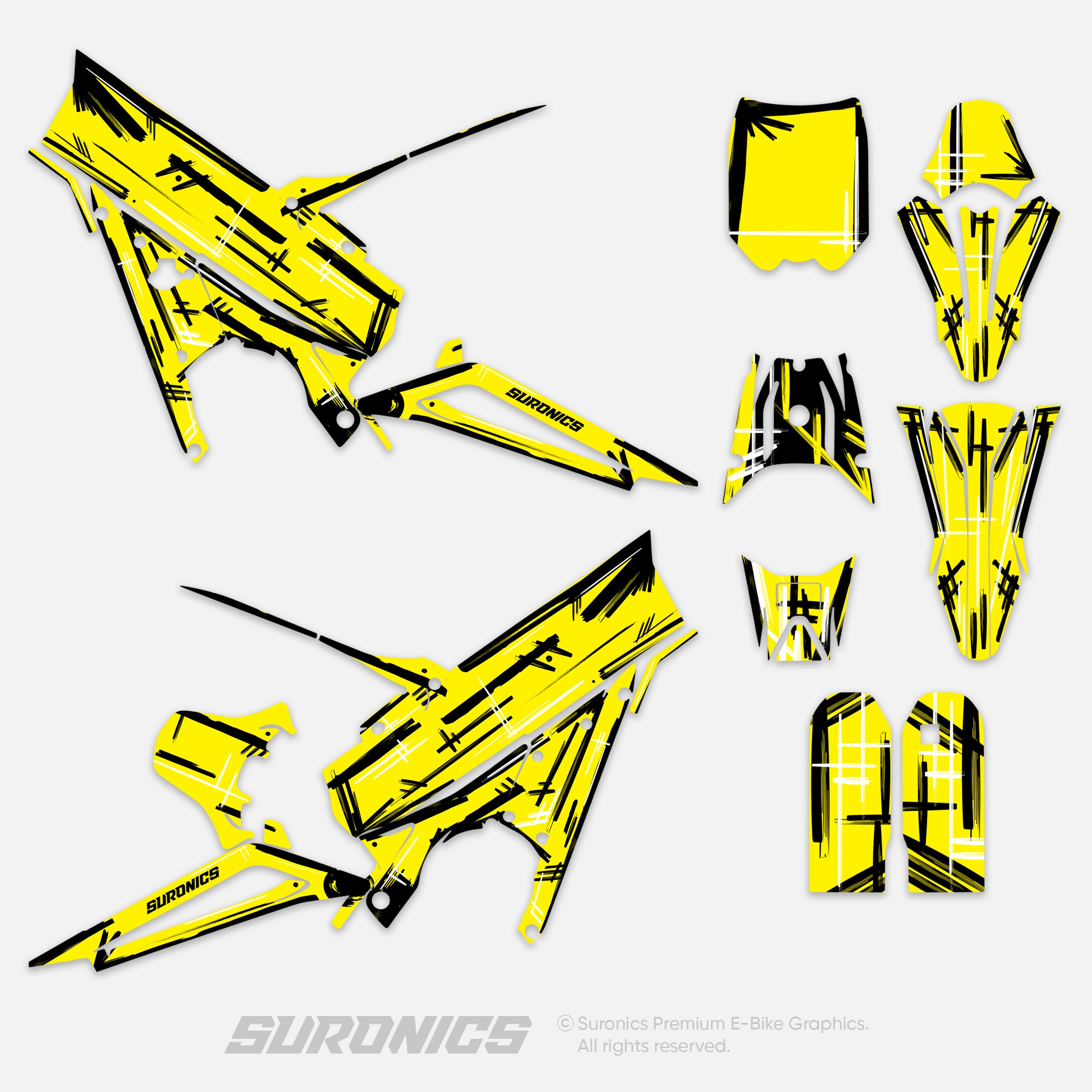 MARKER YELLOW Talaria XXX Graphics kit