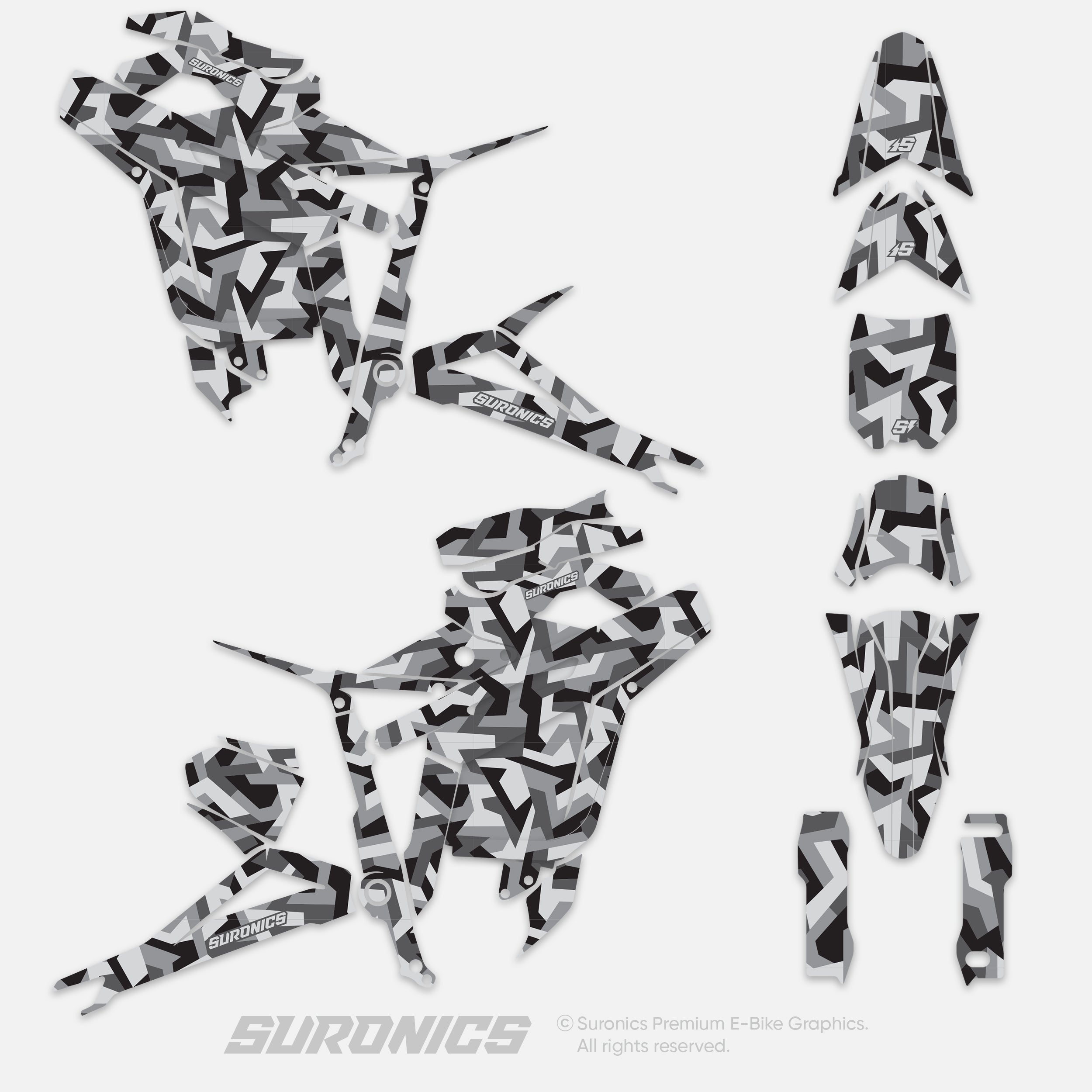 CAMOX GREY Talaria Sting MX5 PRO Graphics kit