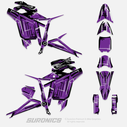 MARKER PURPLE Talaria Sting MX5 PRO Graphics kit