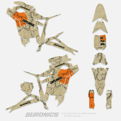 EXPLORER SAND ORANGE Talaria Sting MX5 PRO Graphics kit