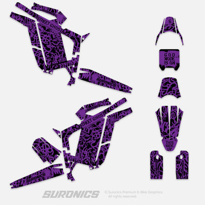 STREET GHOST BLACK PURPLE Rerode R1 Graphics kit