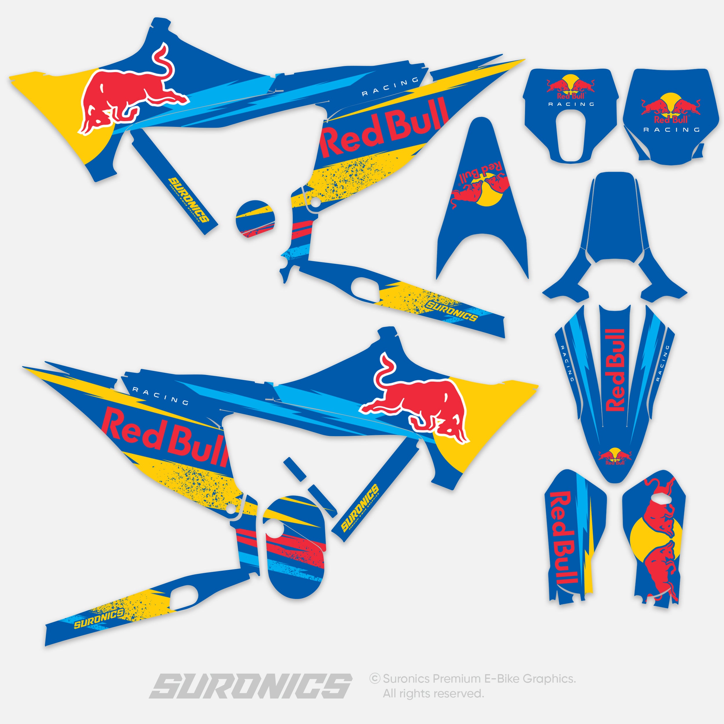 ORIGINAL BULL BLUE Stark Varg Graphics kit