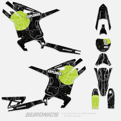 EXPLORER BLACK GREEN Arctic Leopard XE Graphics kit